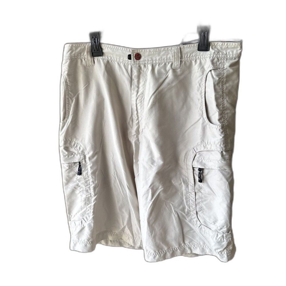 Plugg Men's Cargo Light Khaki Shorts Skateboarder -‎ Size 36